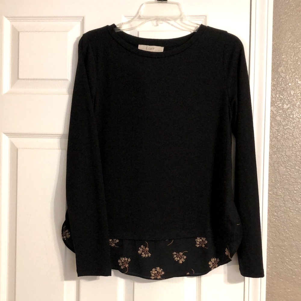 Brand New Loft Black Long Sleeved
